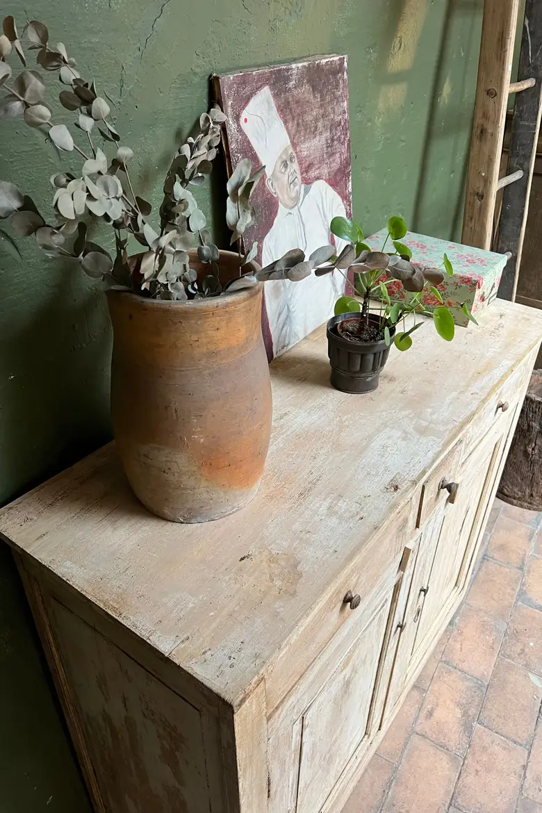 Ancien meuble parisien en bois Début XXème