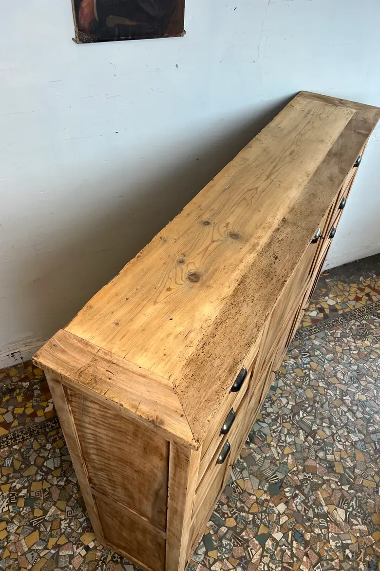 Ancien meuble secrétaire en noyer – début XXe