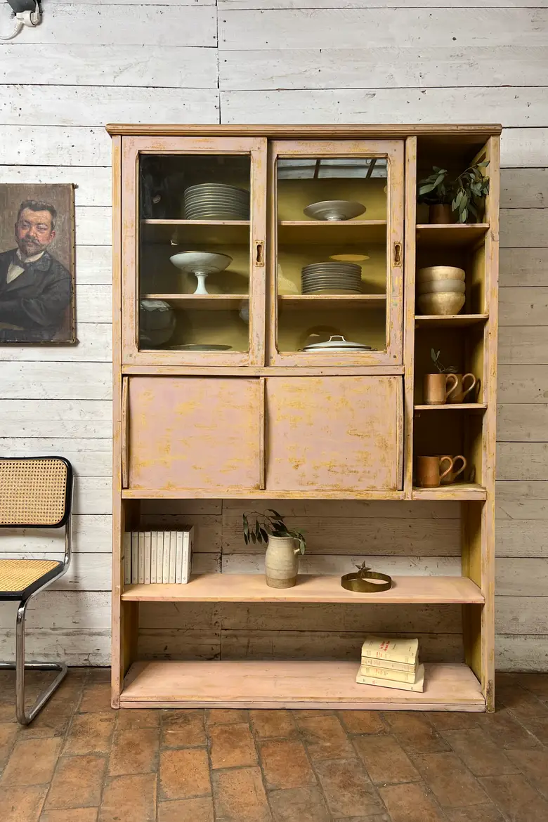 Ancien meuble vitré – Années 50