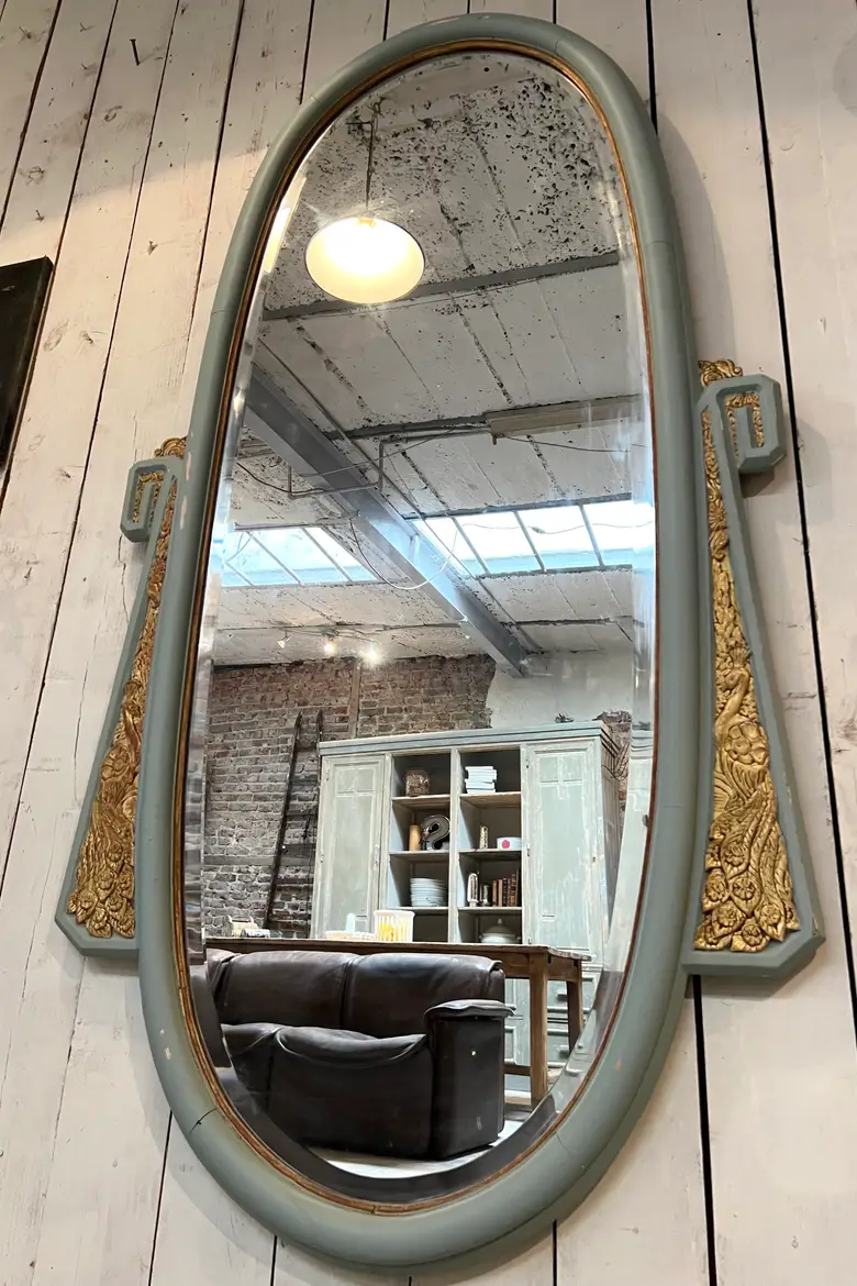 Ancien miroir art déco