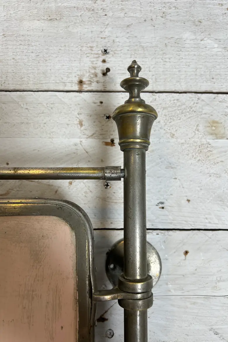 Ancien miroir de barbier tryptique