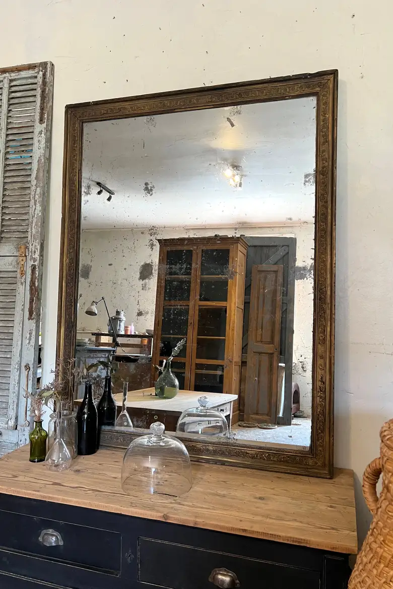 Ancien miroir de style directoire Début XXème
