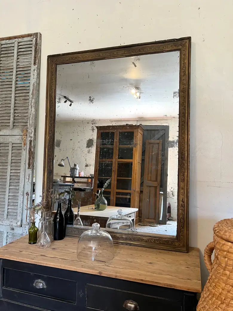 Ancien miroir de style directoire Début XXème