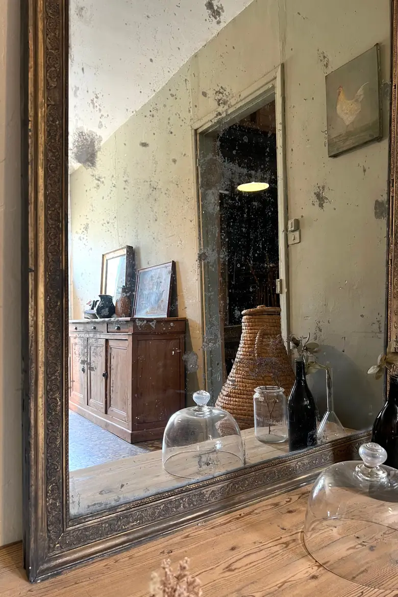 Ancien miroir de style directoire Début XXème