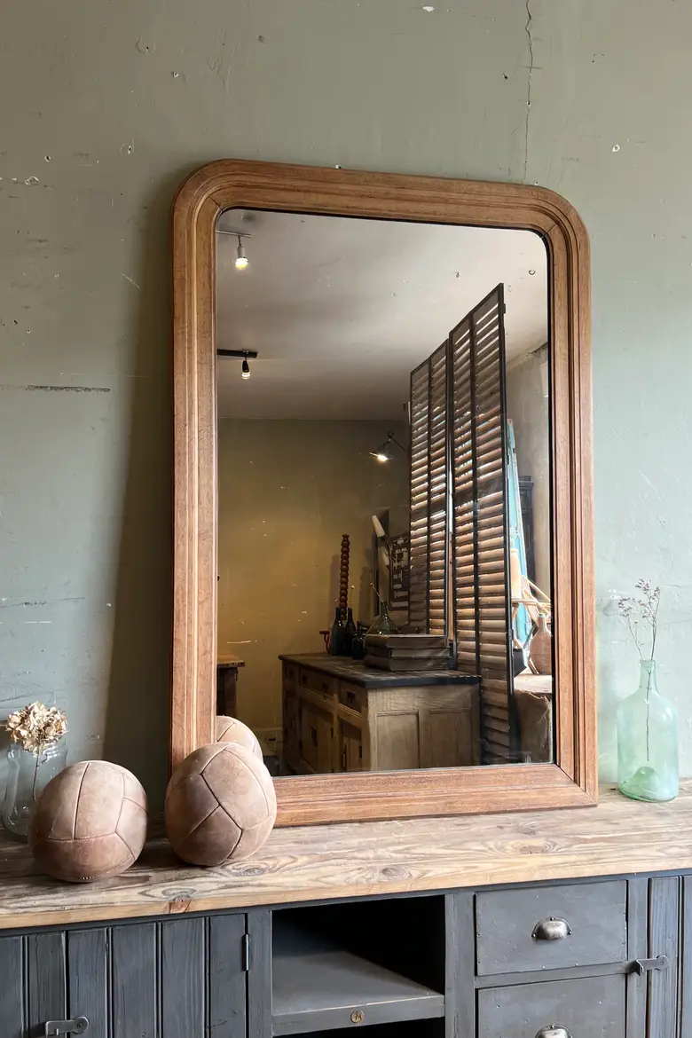 Ancien miroir de style Louis Philippe Début XXème