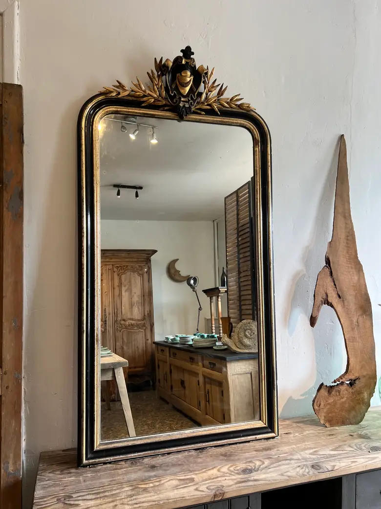 Ancien miroir de style Louis XV Début XXème
