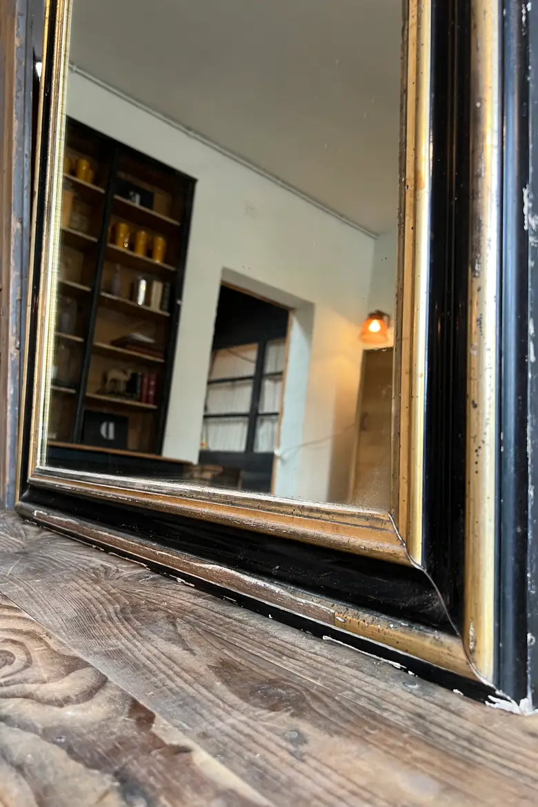 Ancien miroir de style Louis XV Début XXème