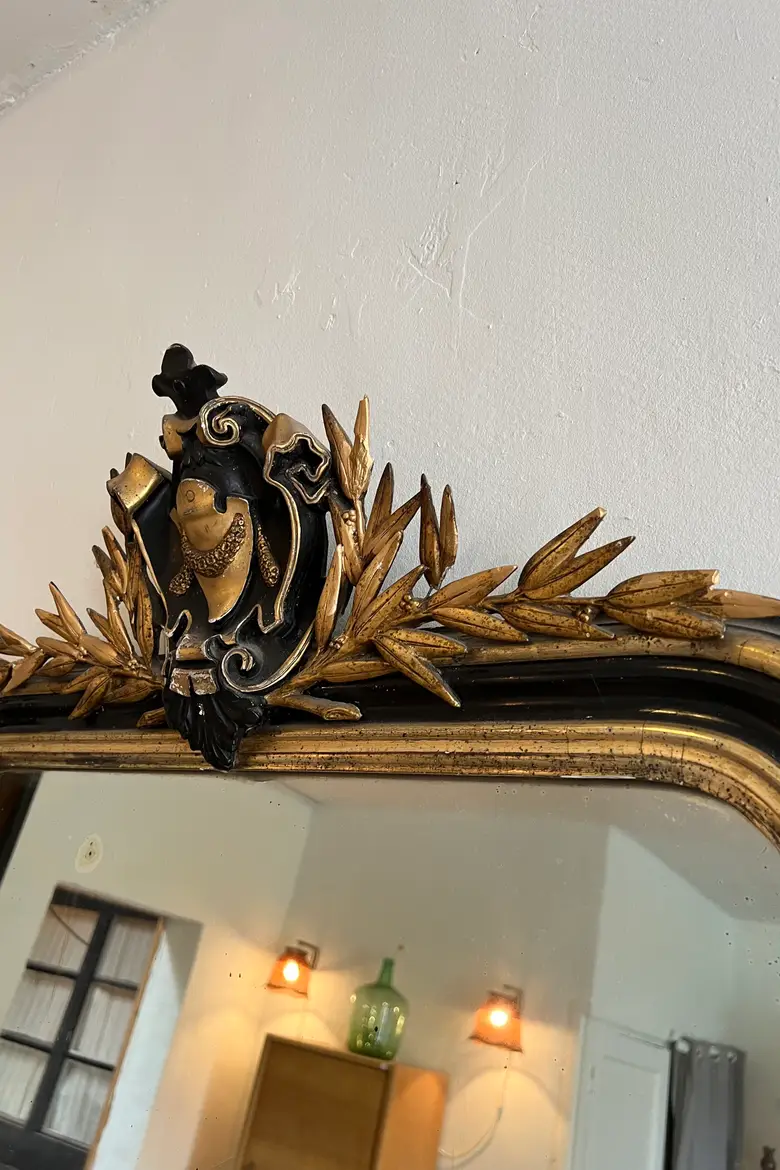 Ancien miroir de style Louis XV Début XXème
