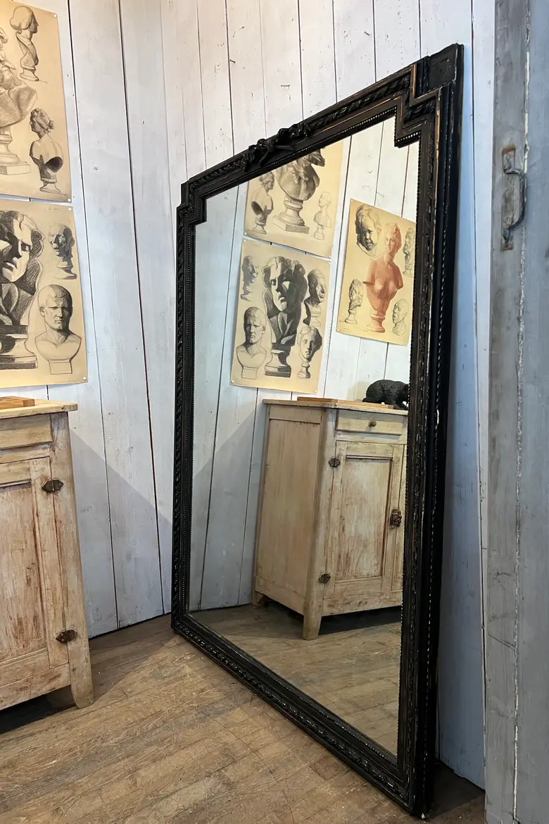 Ancien miroir de style Louis XVI Début XXème