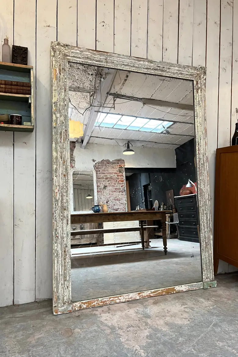 Ancien miroir de style Louis XVI Fin XIXème