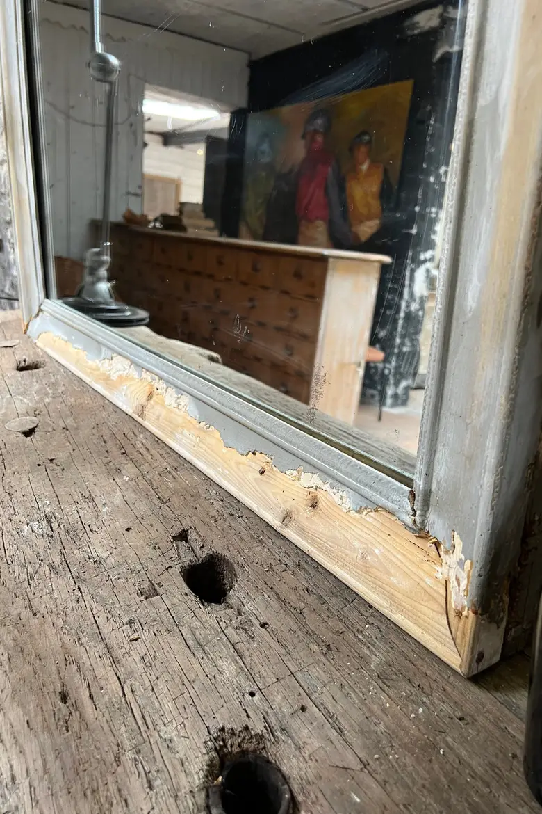 Ancien miroir d’époque Directoire Début XIXème