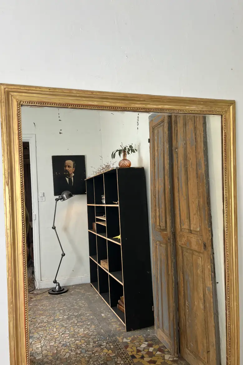 Ancien miroir doré