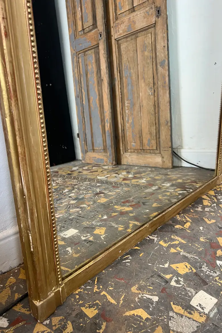 Ancien miroir doré