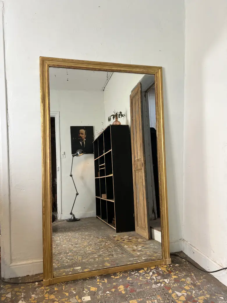 Ancien miroir doré