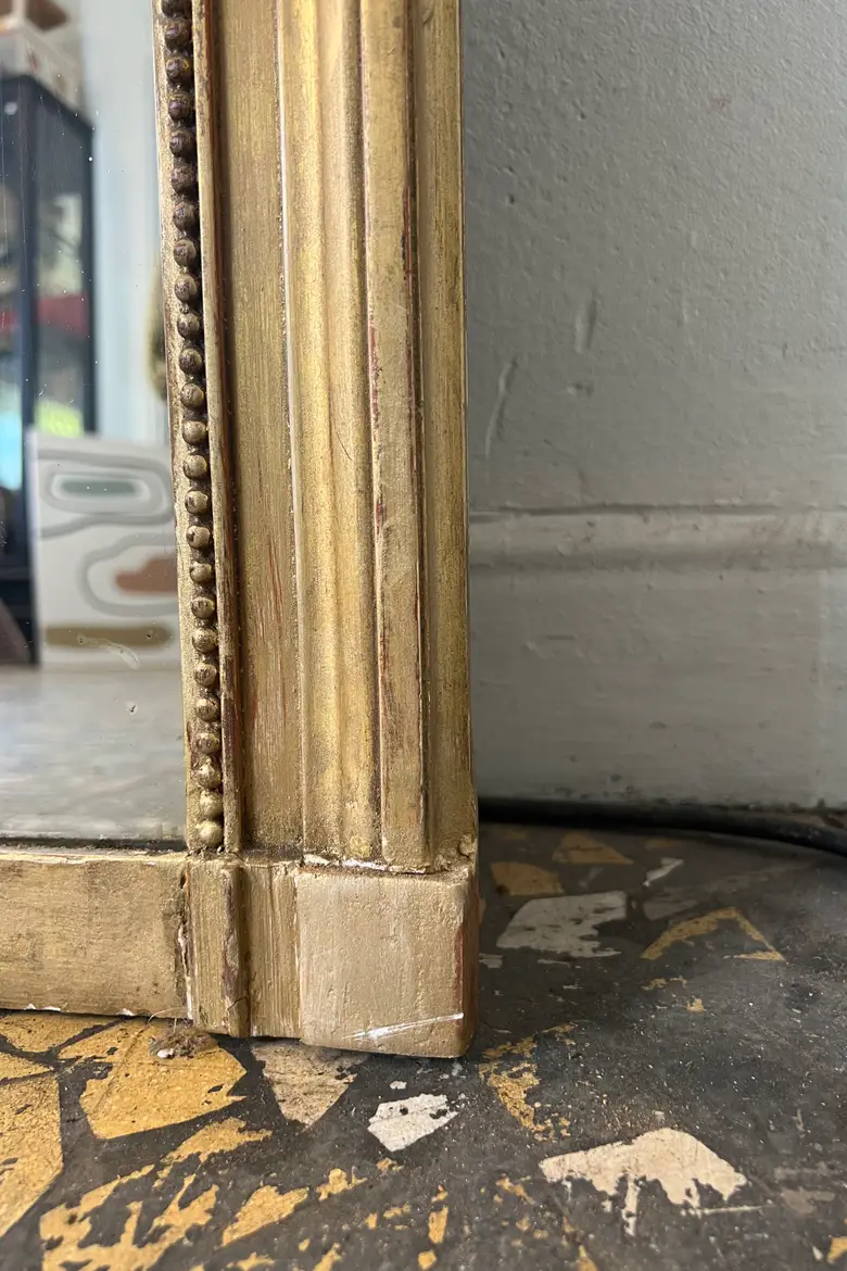 Ancien miroir doré