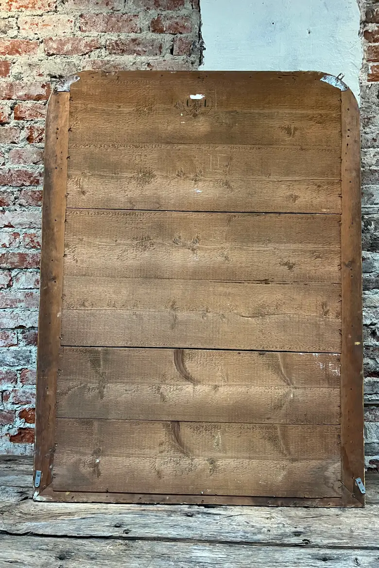 Ancien miroir doré Louis Philippe