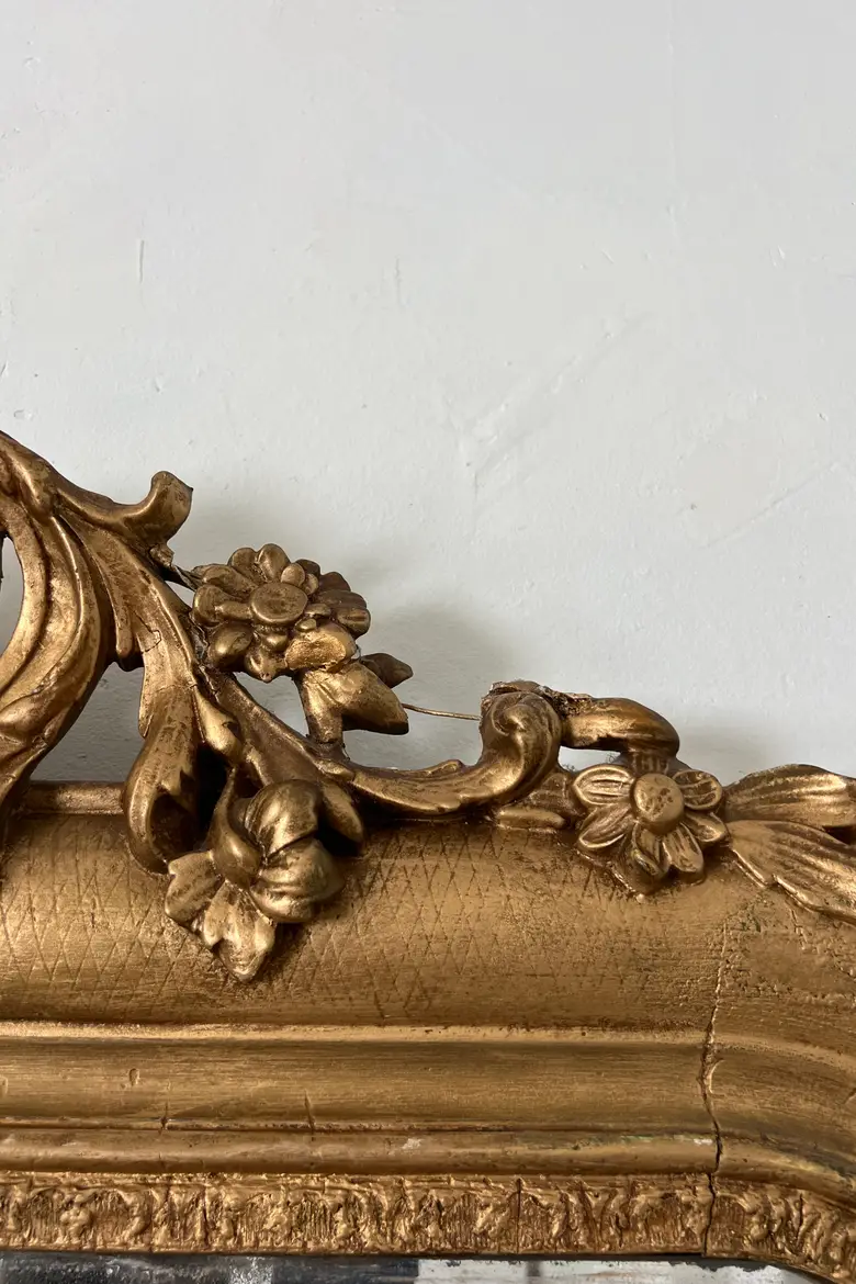 Ancien miroir doré Napoléon III