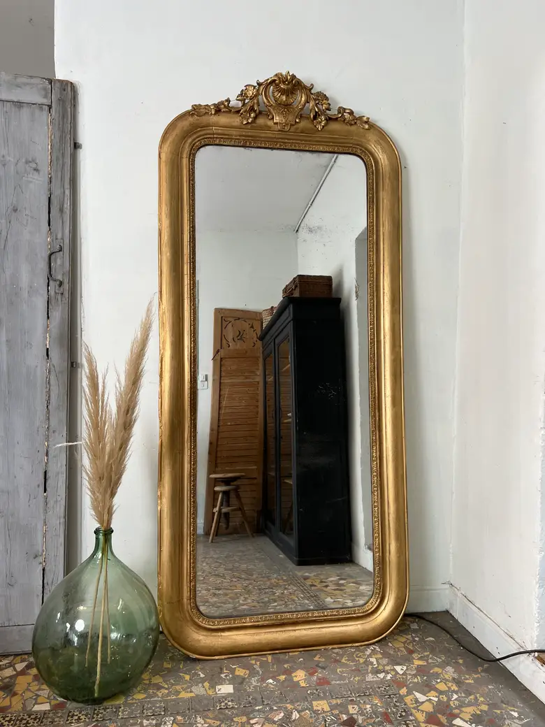 Ancien miroir doré Napoléon III