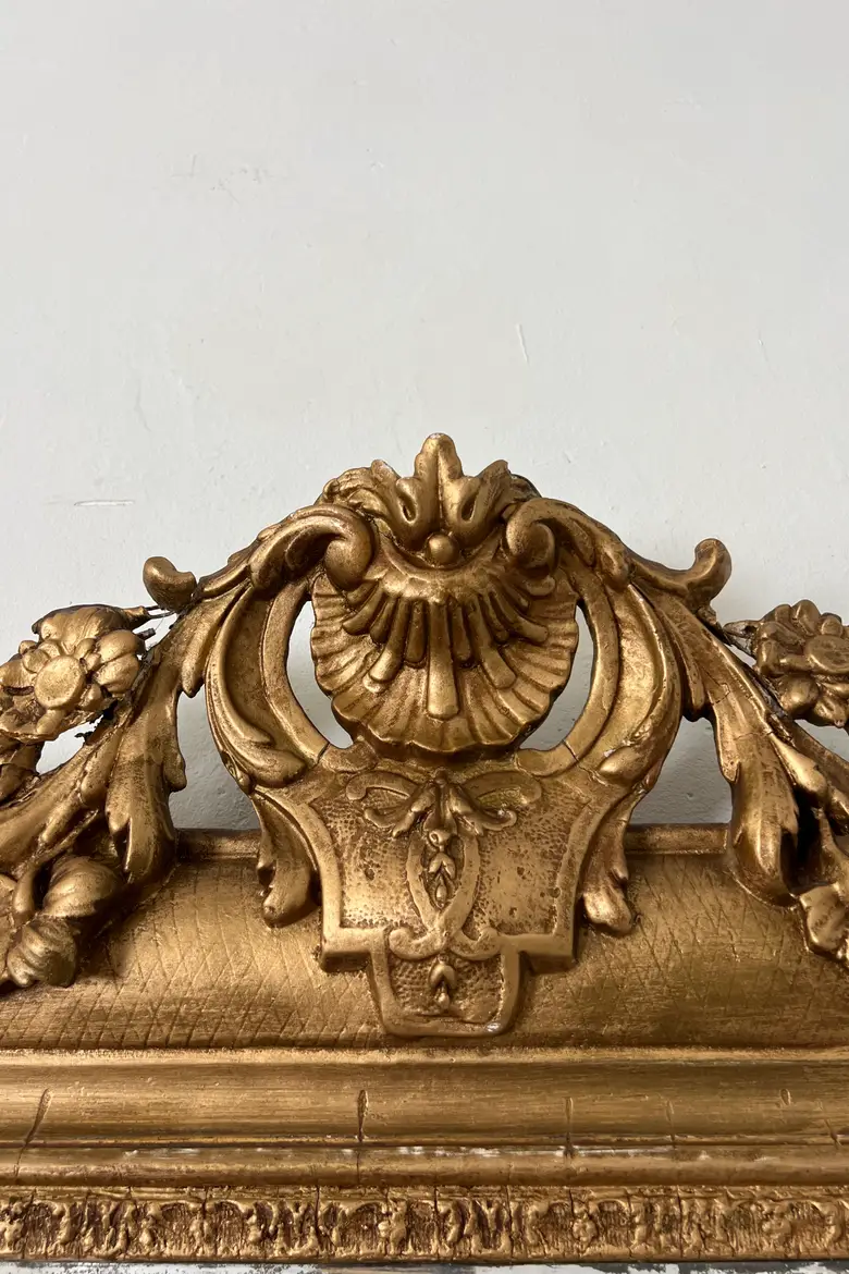 Ancien miroir doré Napoléon III
