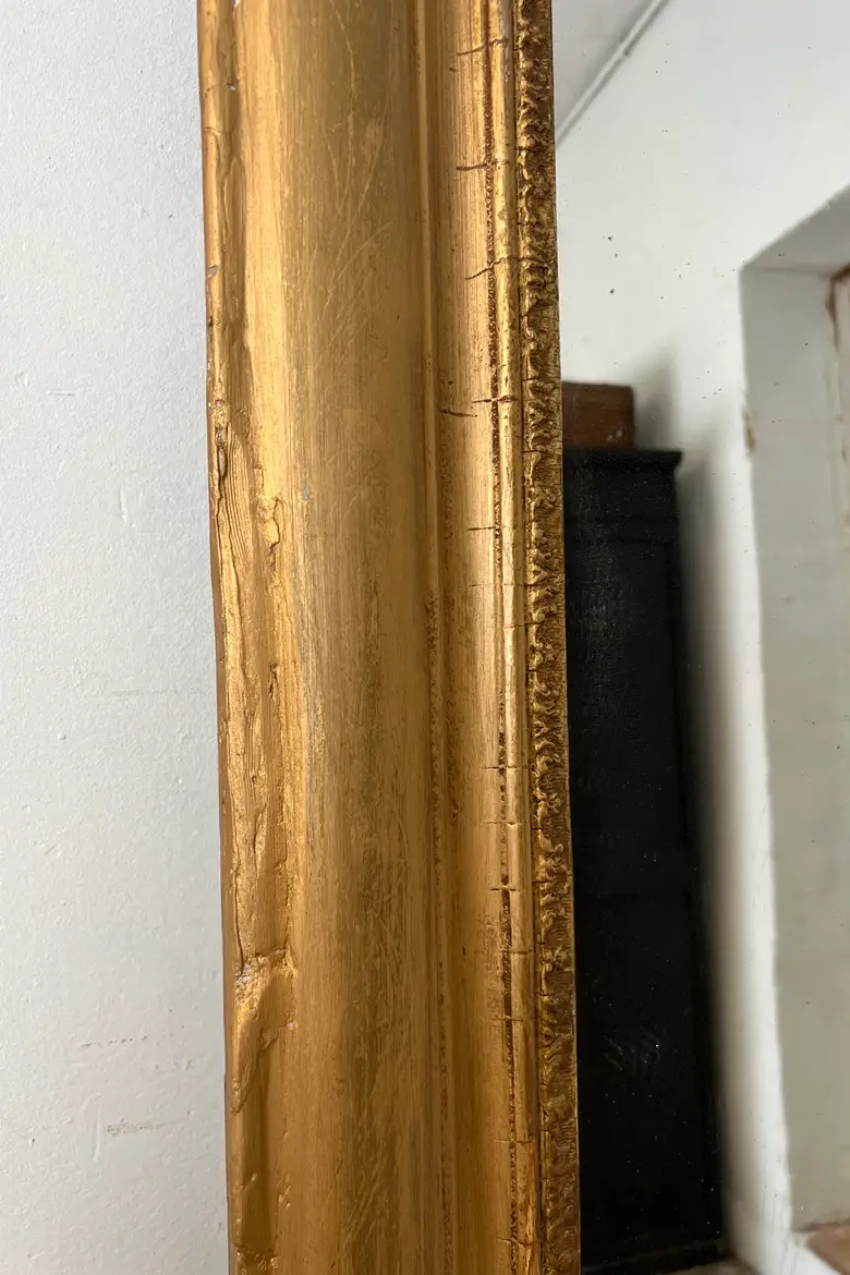 Ancien miroir doré Napoléon III