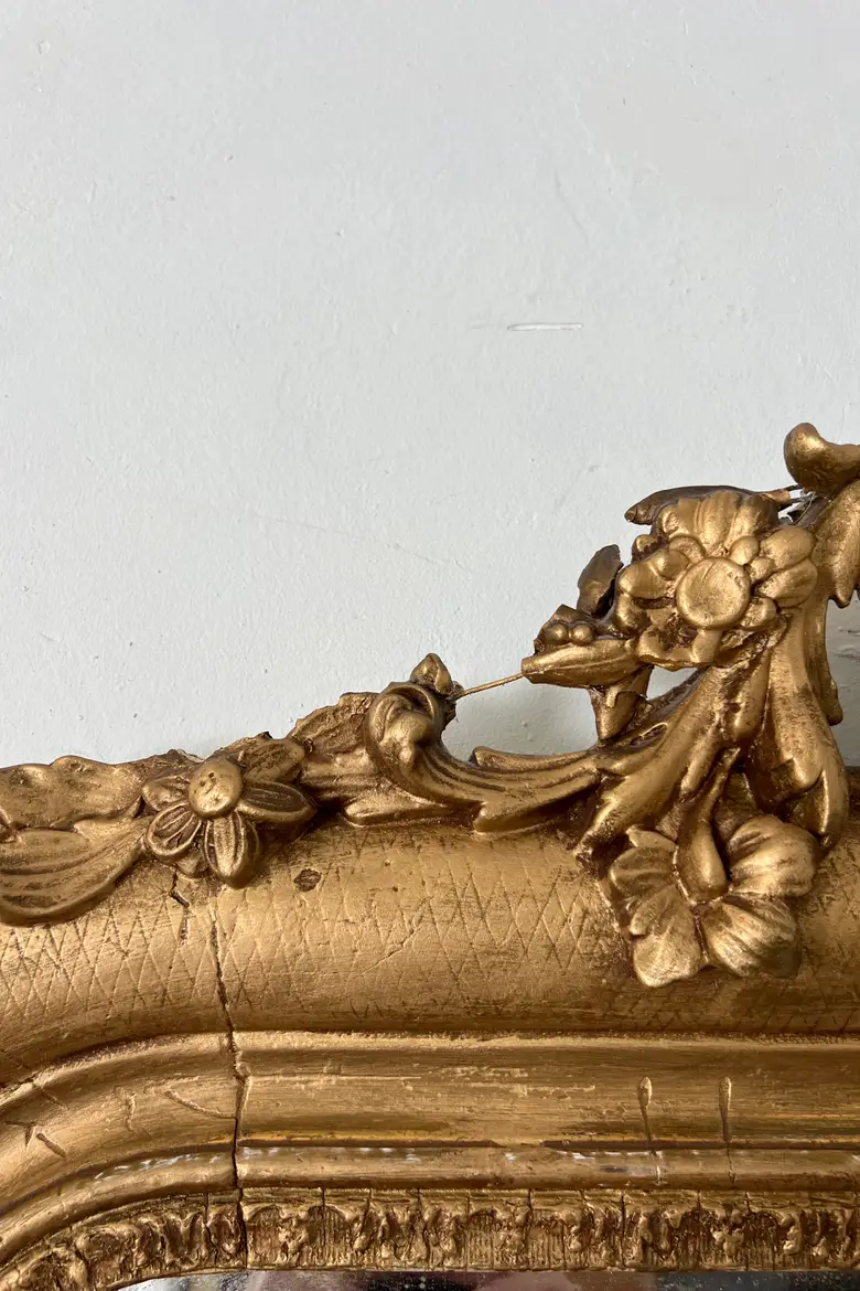 Ancien miroir doré Napoléon III