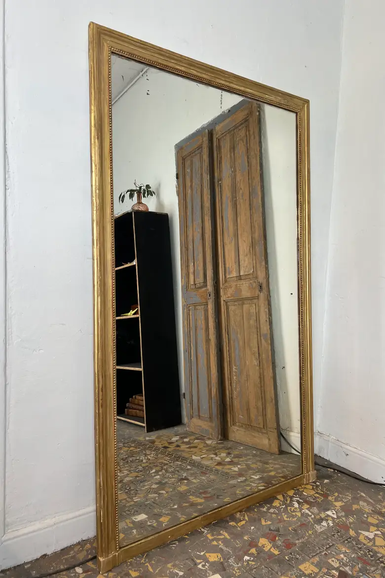Ancien miroir doré