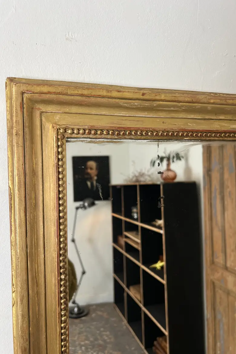 Ancien miroir doré