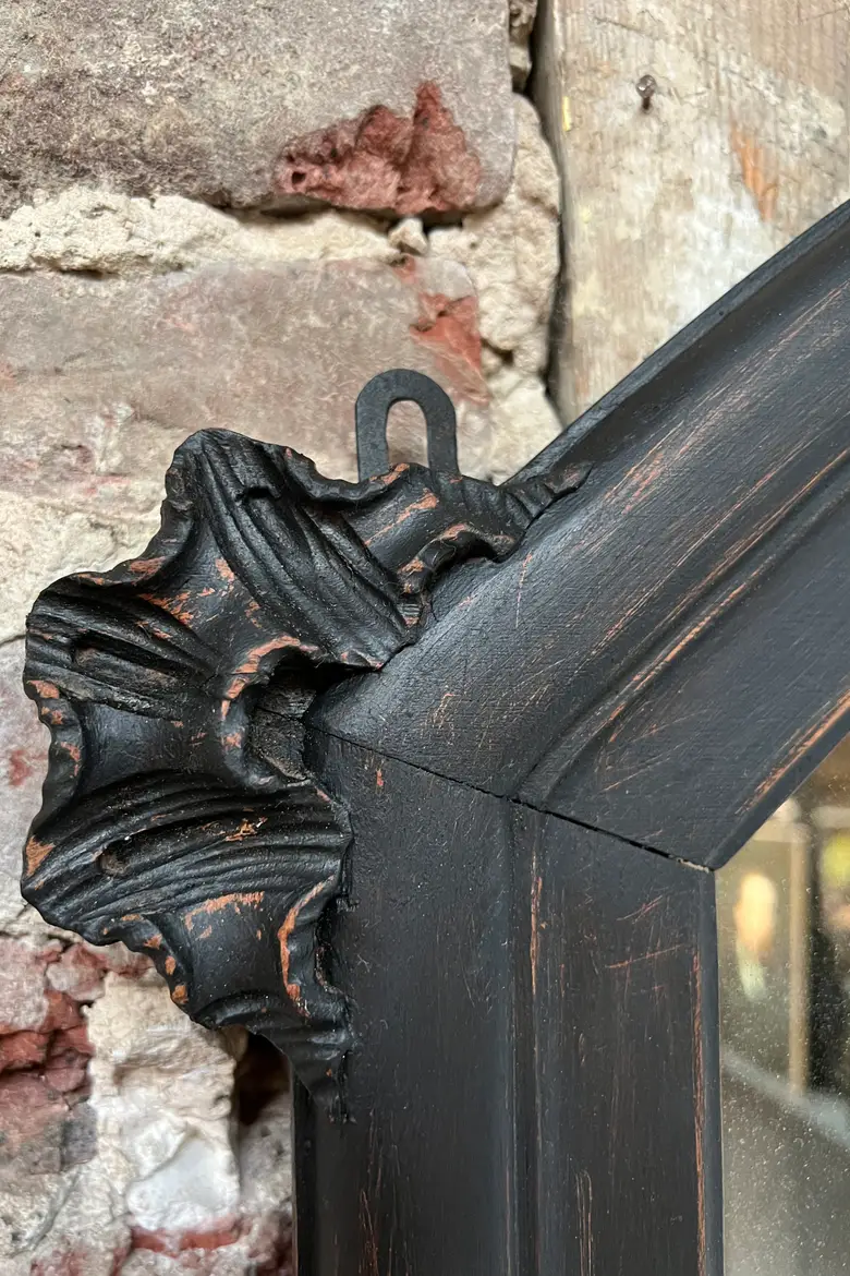 Ancien miroir en bois 1930