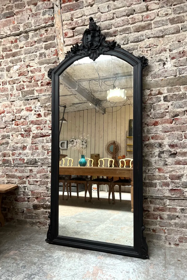 Ancien miroir en bois 1930