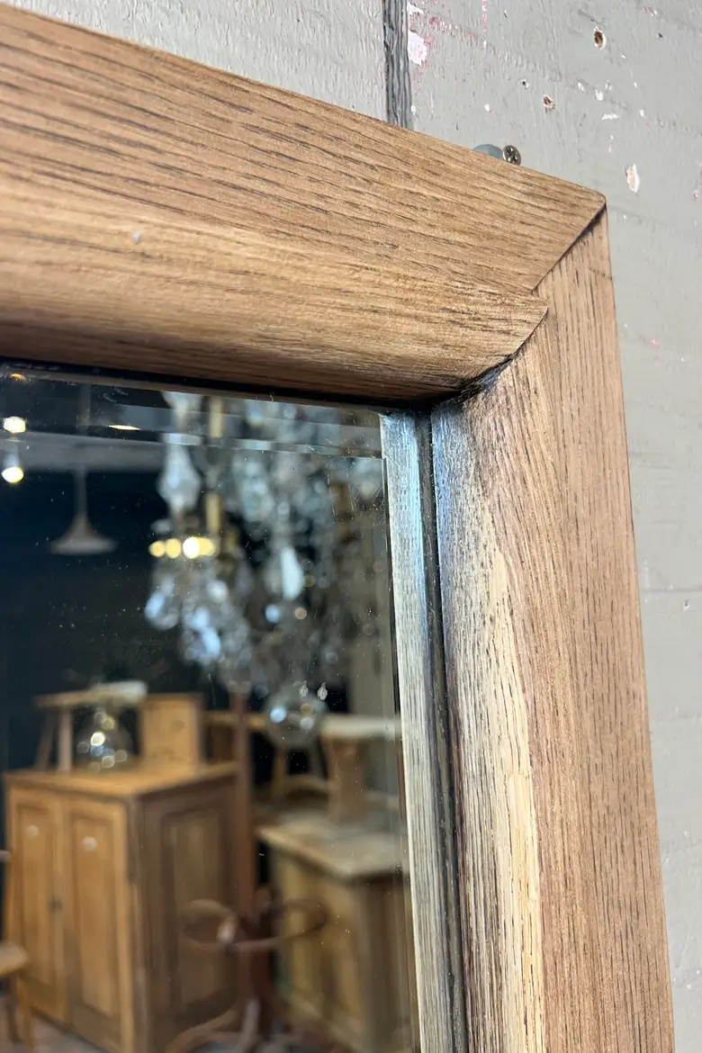 Ancien miroir en chêne