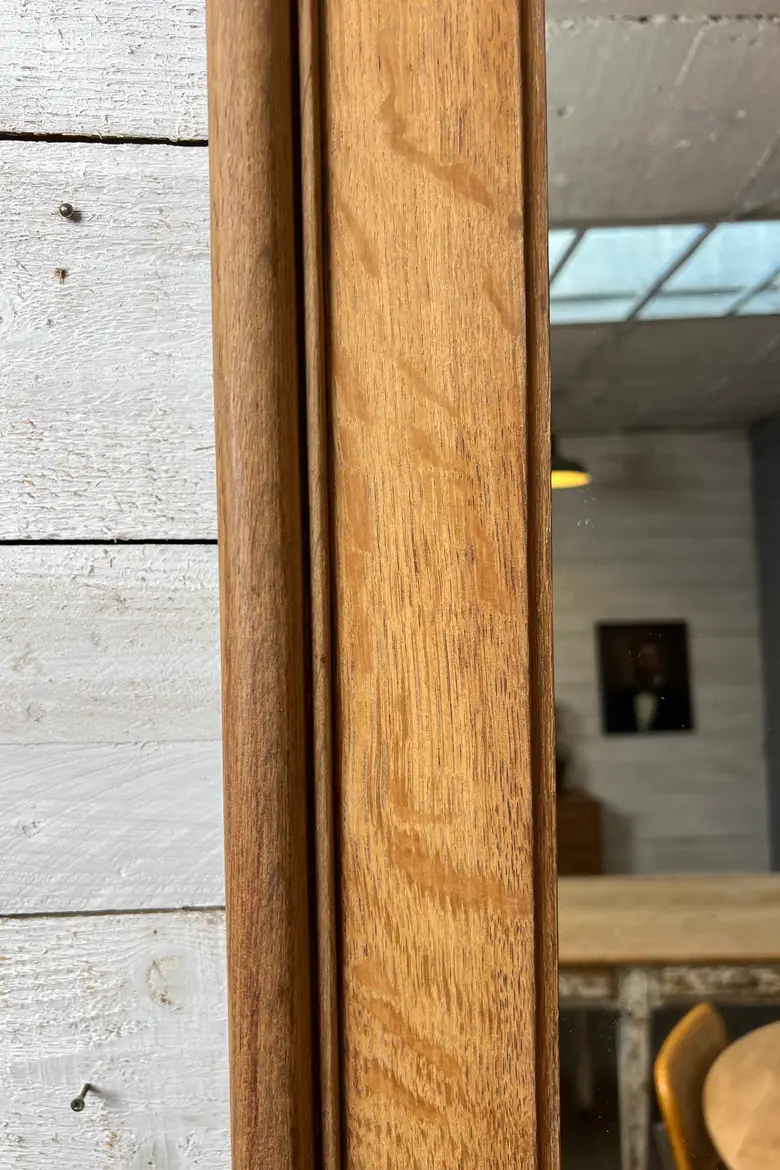 Ancien miroir en chêne