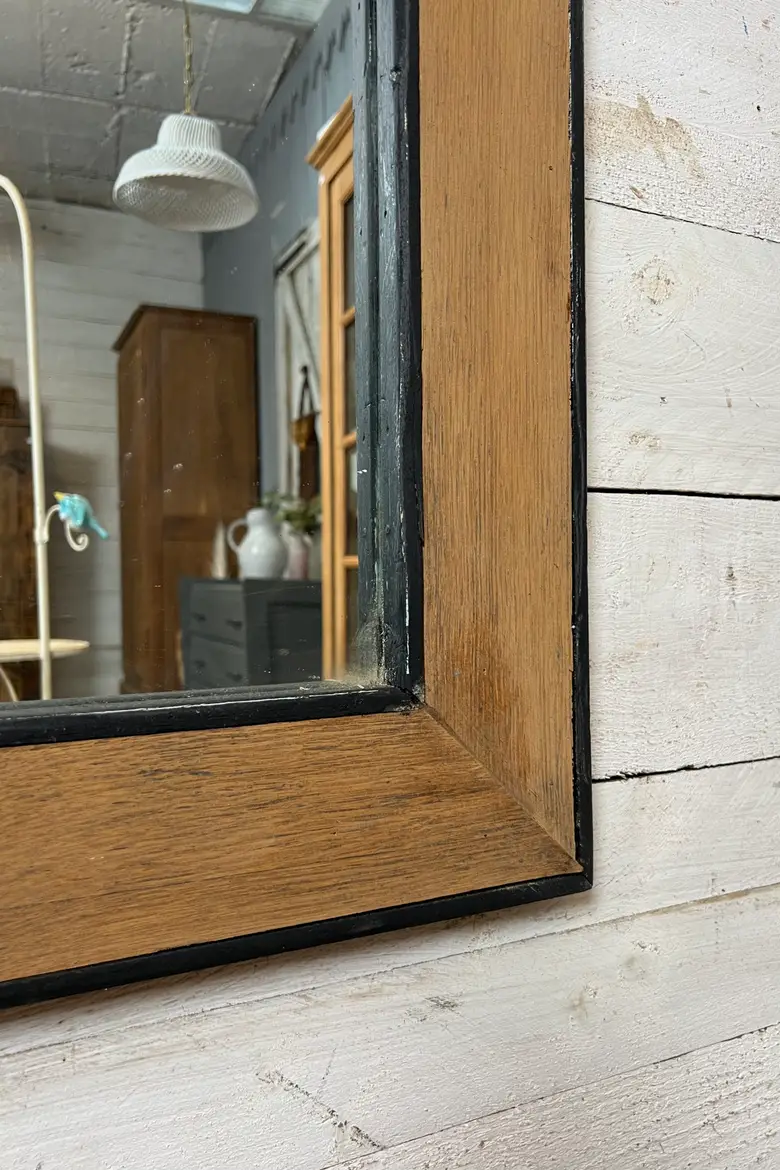 Ancien miroir en chêne