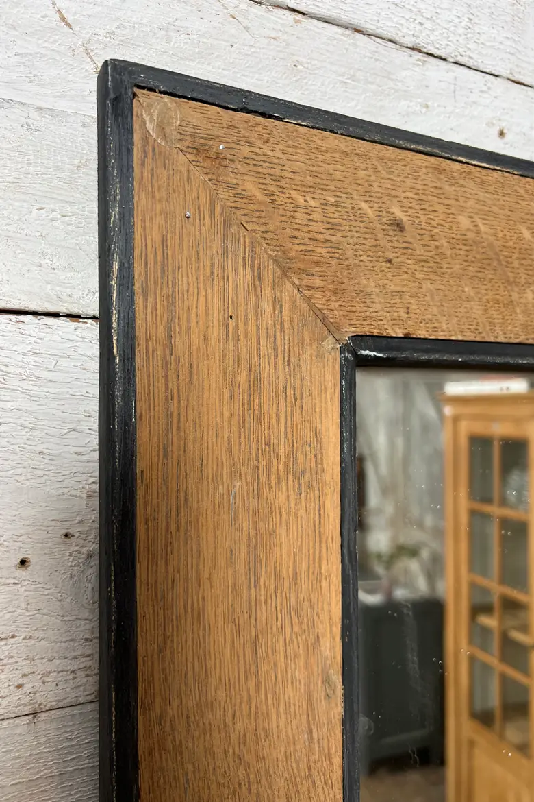 Ancien miroir en chêne