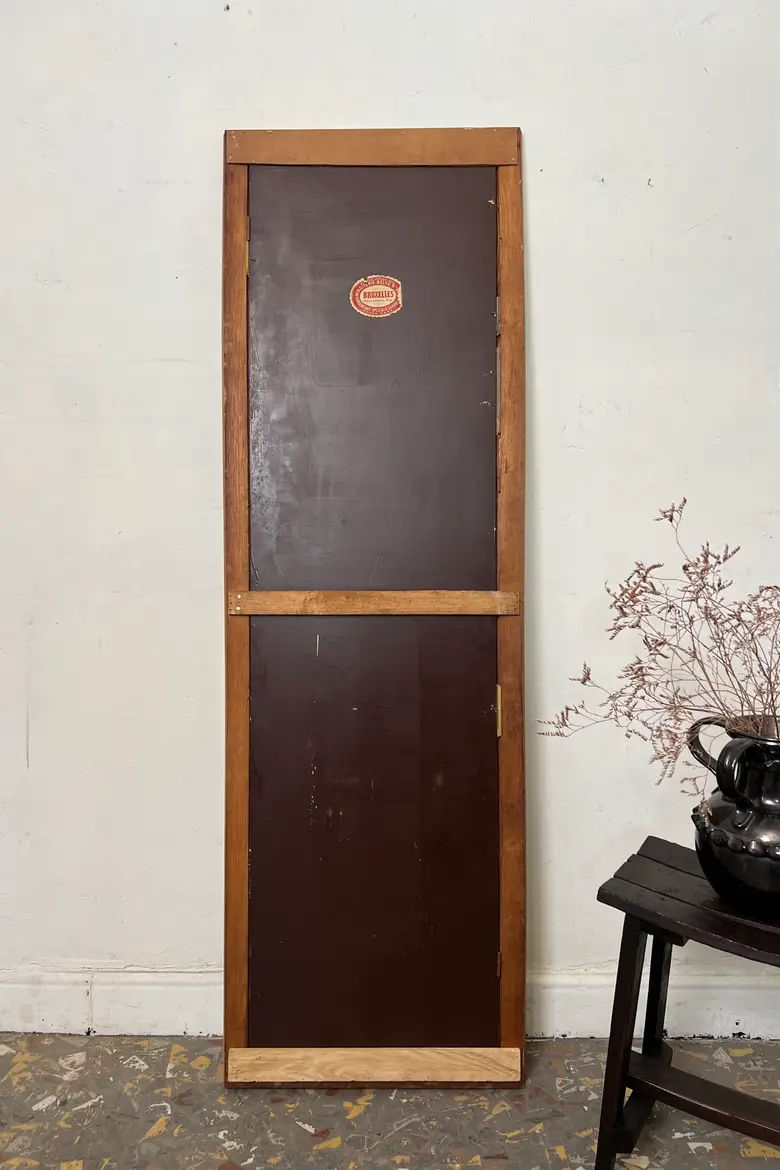 Ancien miroir en chêne - Années 50
