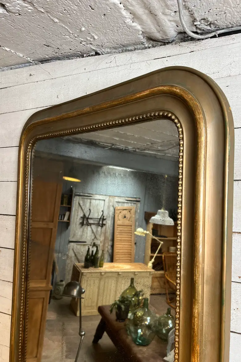 Ancien miroir Louis-Philippe doré