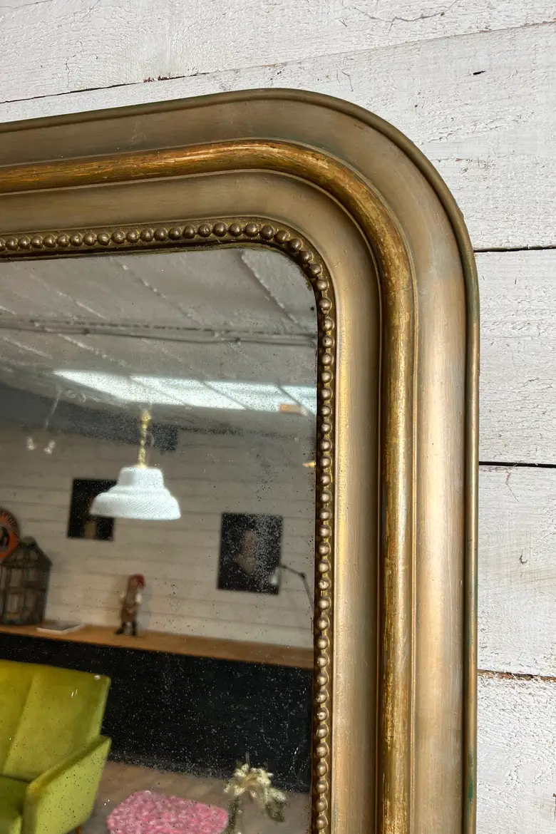 Ancien miroir Louis-Philippe doré