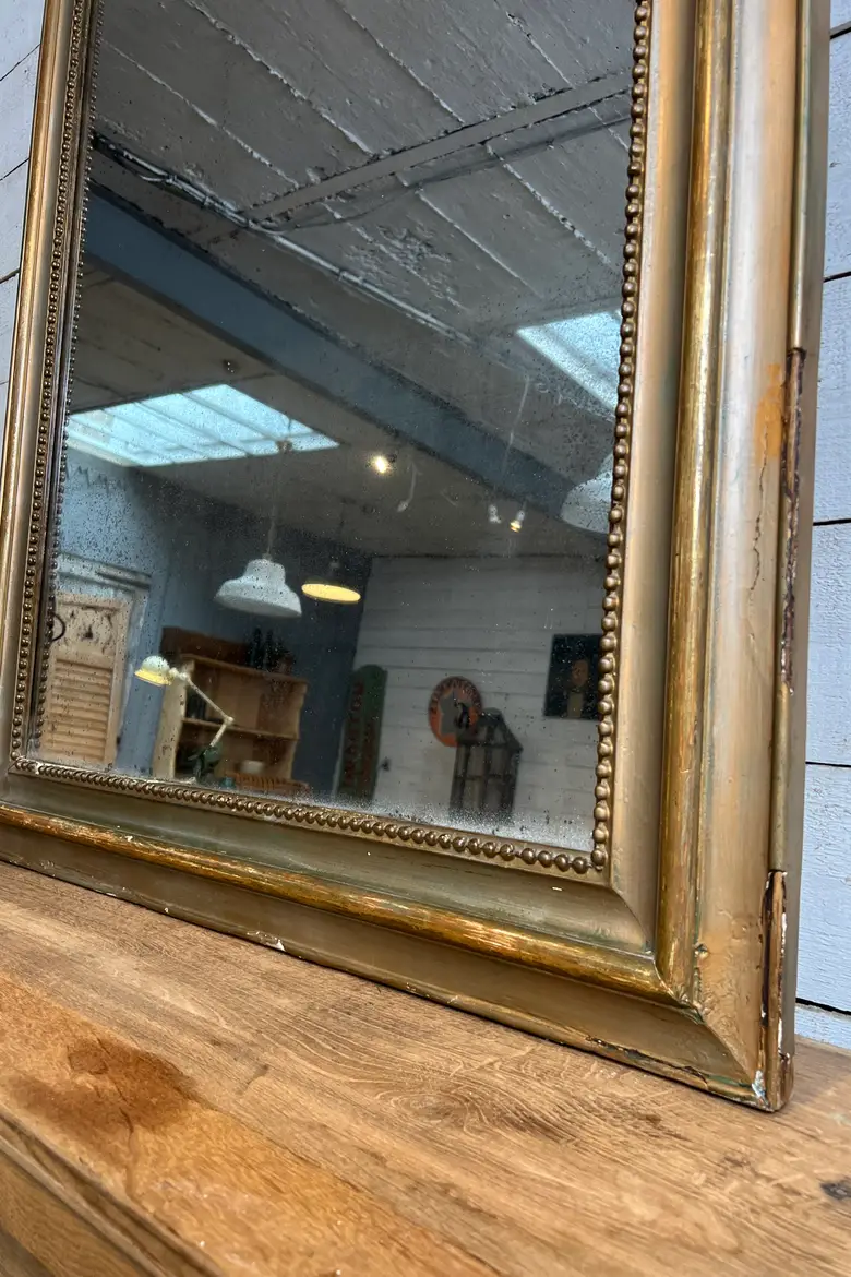 Ancien miroir Louis-Philippe doré