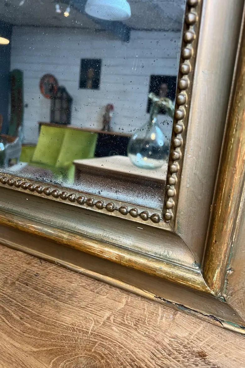 Ancien miroir Louis-Philippe doré