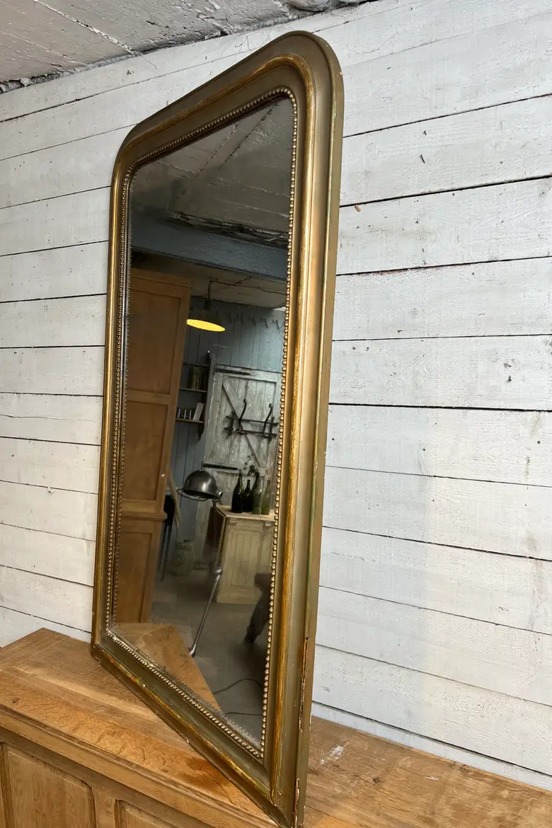 Ancien miroir Louis-Philippe doré