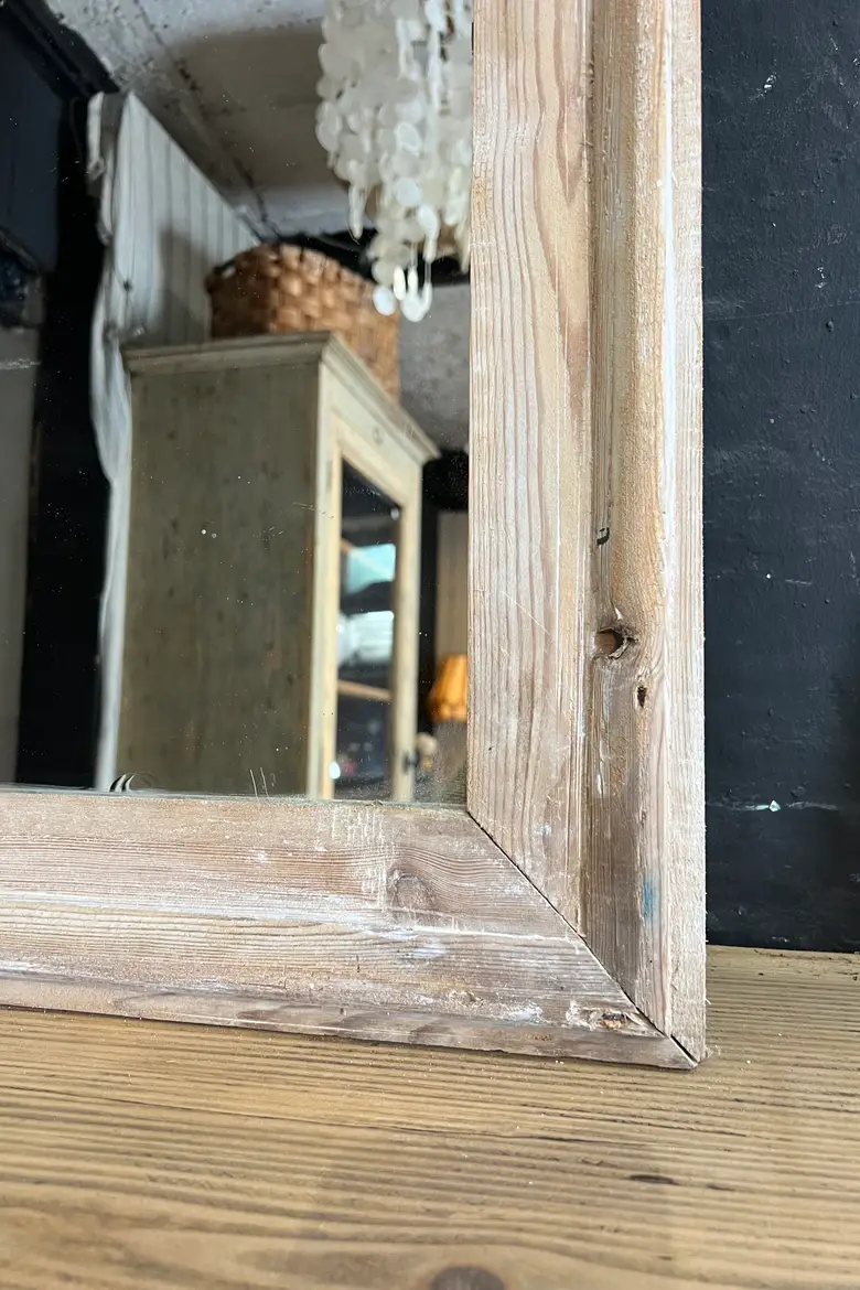 Ancien miroir Louis Philippe en bois