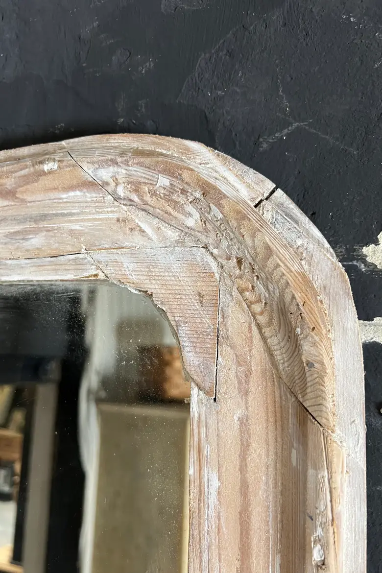 Ancien miroir Louis Philippe en bois