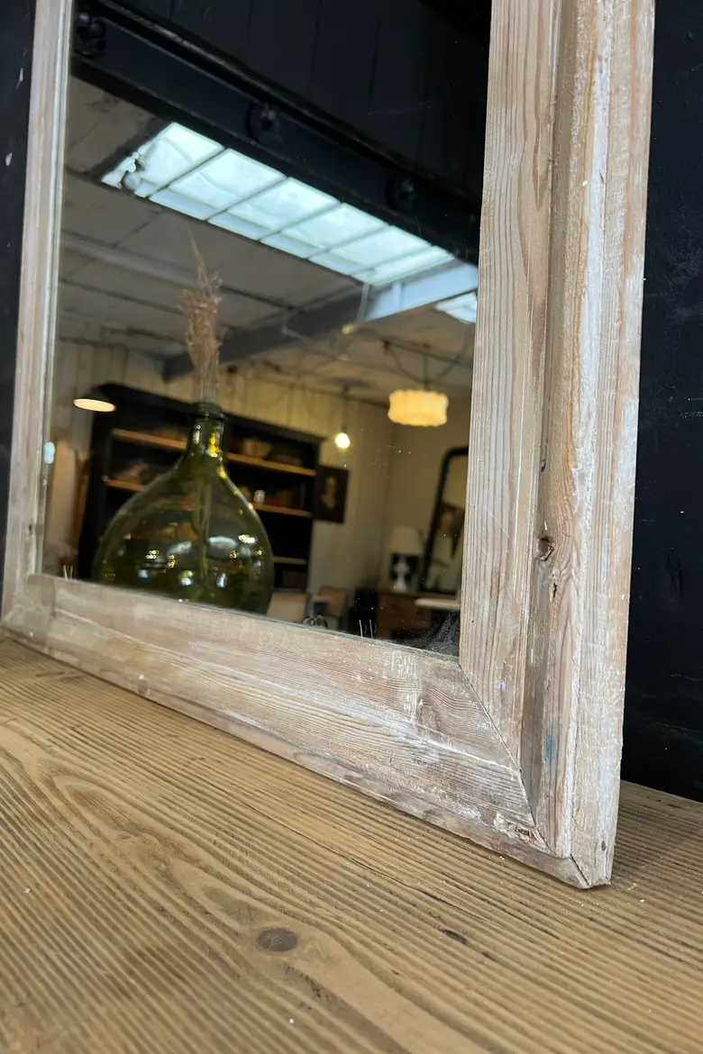 Ancien miroir Louis Philippe en bois