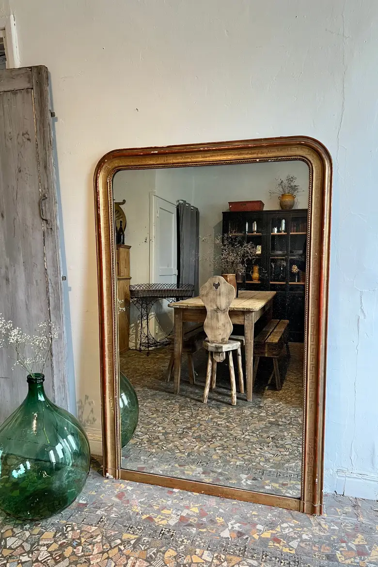 Ancien miroir mercure Louis Philippe Début XXème