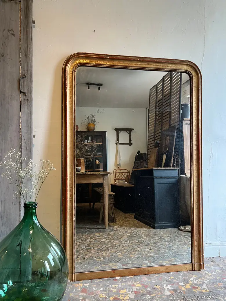 Ancien miroir mercure Louis Philippe Début XXème