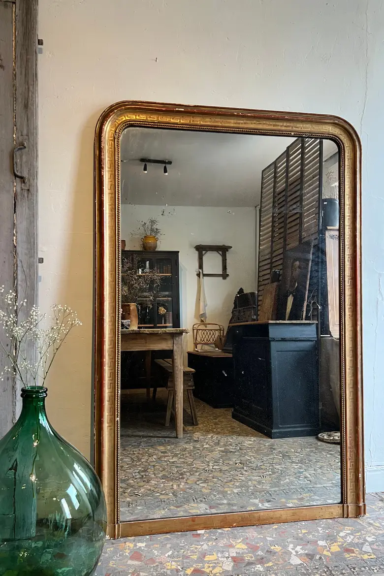 Ancien miroir mercure Louis Philippe Début XXème