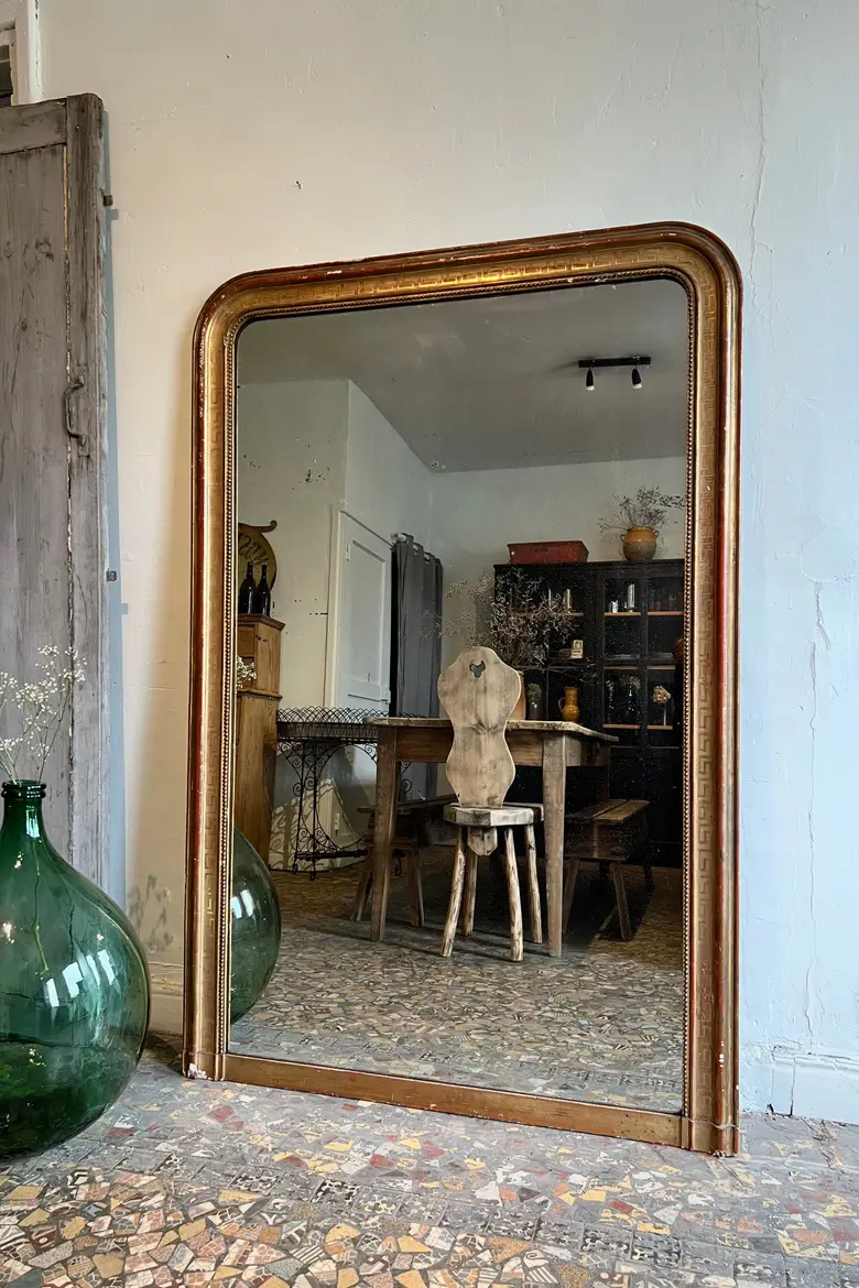 Ancien miroir mercure Louis Philippe Début XXème