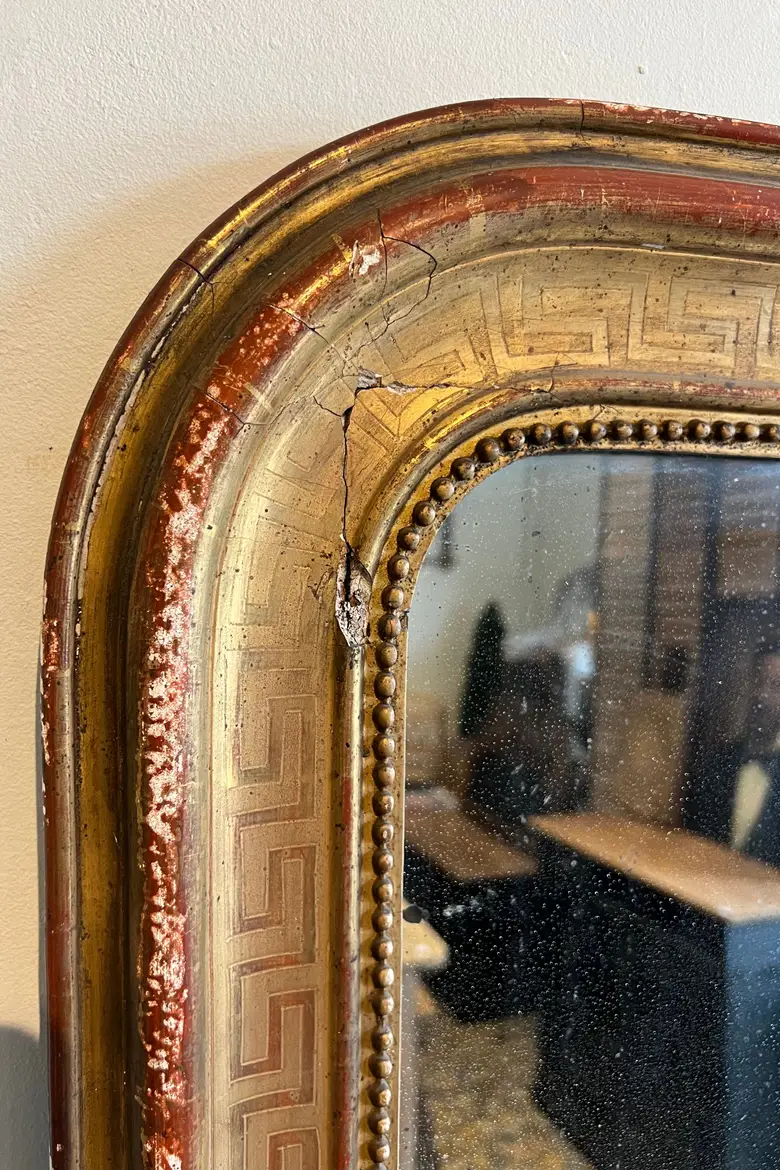 Ancien miroir mercure Louis Philippe Début XXème