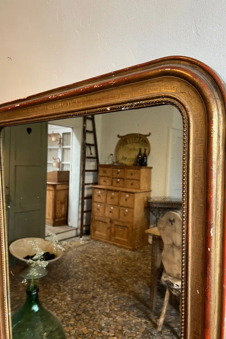 Ancien miroir mercure Louis Philippe Début XXème