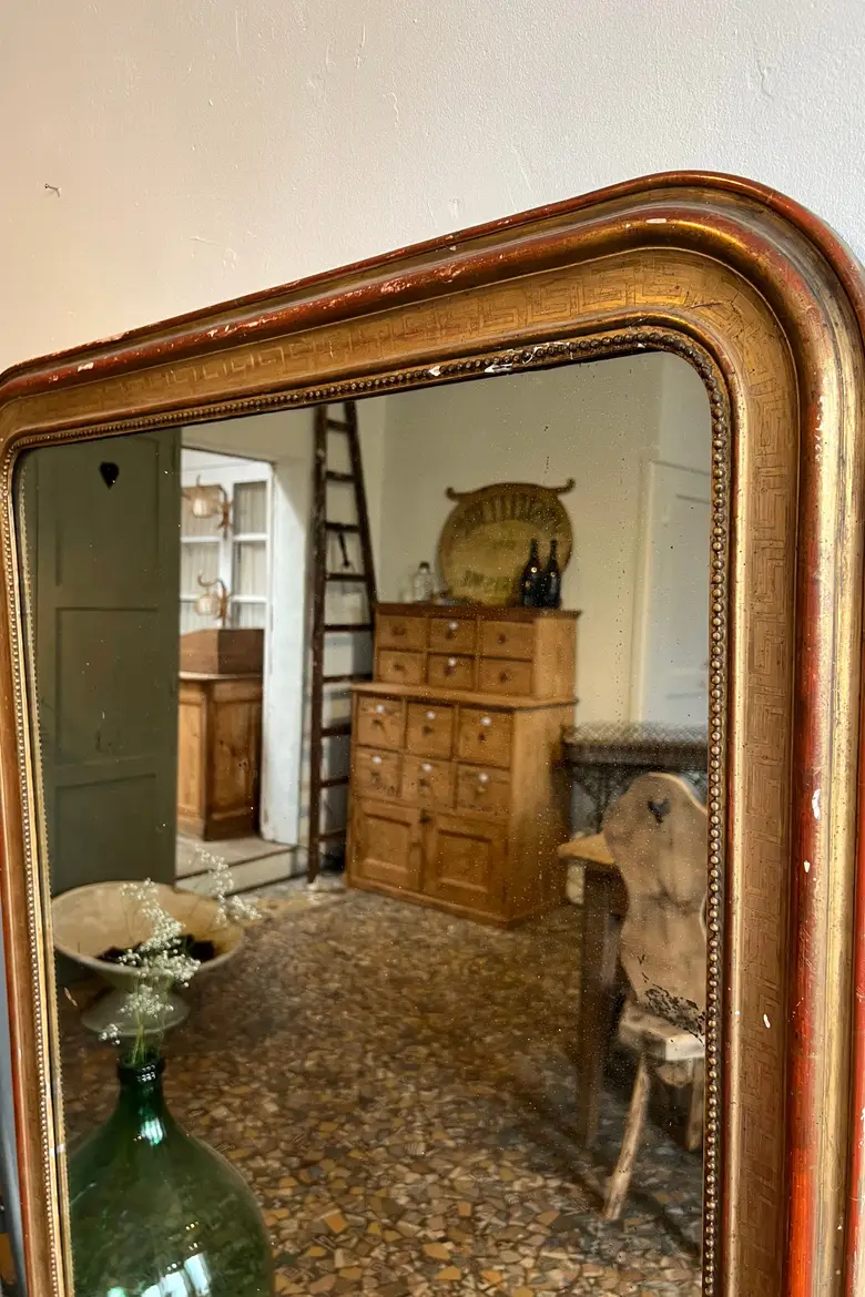 Ancien miroir mercure Louis Philippe Début XXème