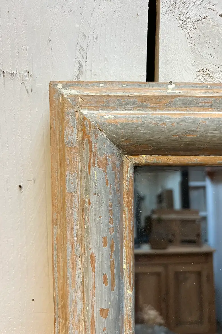 Ancien miroir patiné début 20ème